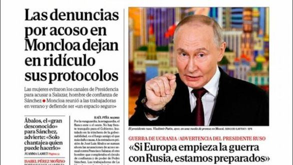 Las portadas de este miércoles
