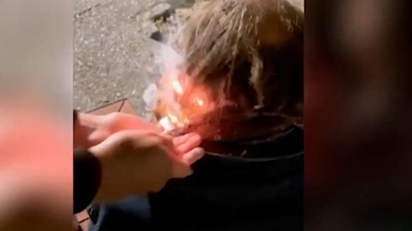 Detenido un menor que quemó el pelo a un hombre sin hogar en Benacazón