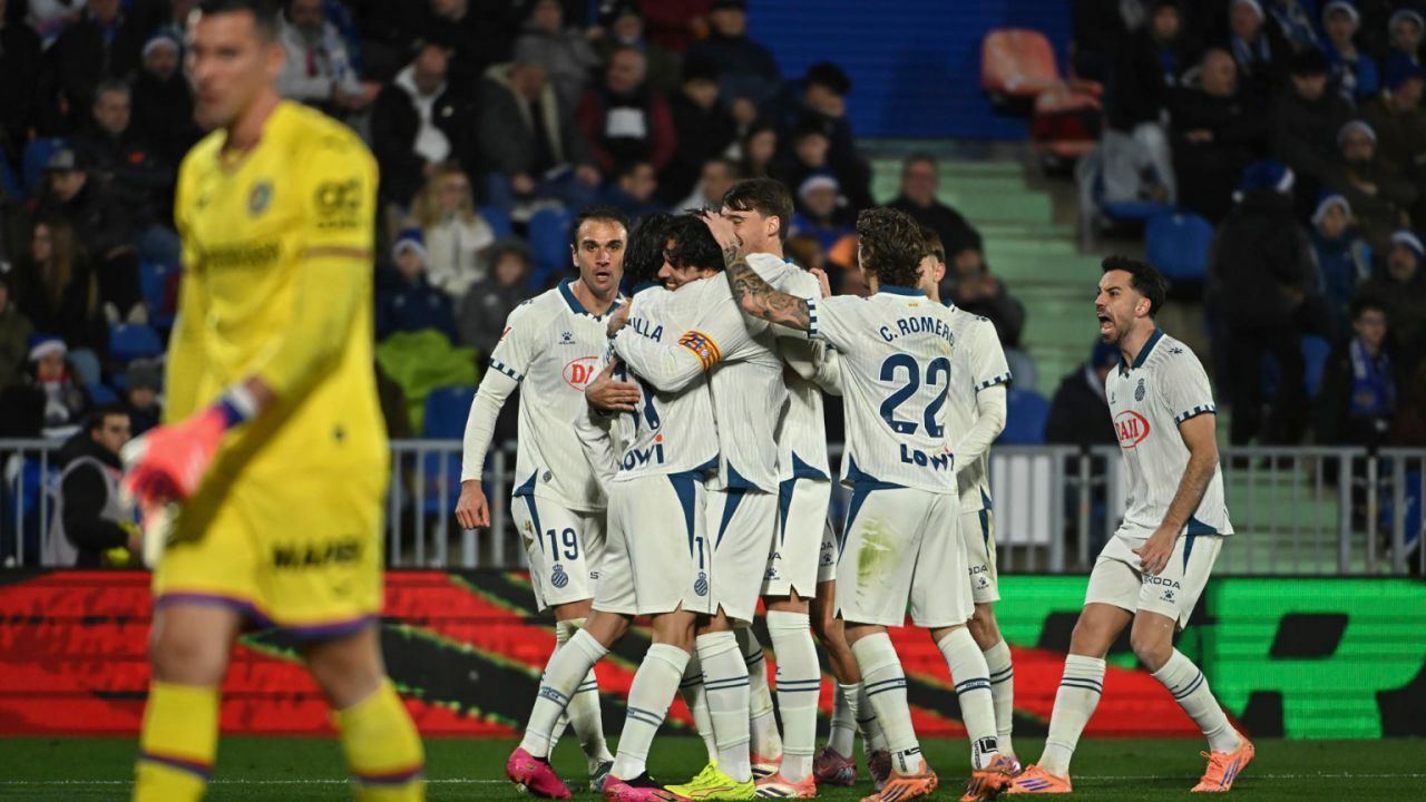 LaLiga. El Espanyol tampoco frena en Getafe