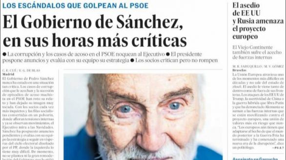 Las portadas de los periódicos de este domingo, 14 de diciembre