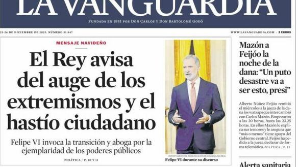 Las portadas de este jueves