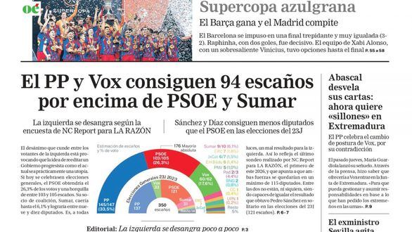 Las portadas de este lunes