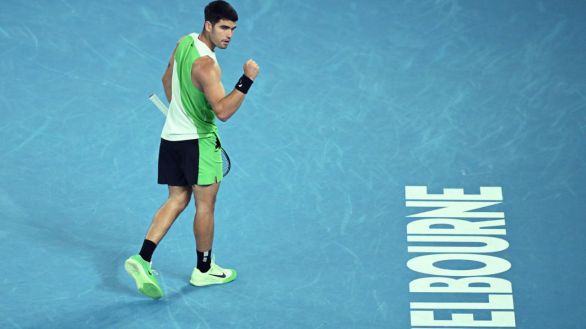 Abierto de Australia. El puntazo de Alcaraz en su debut ante Walton