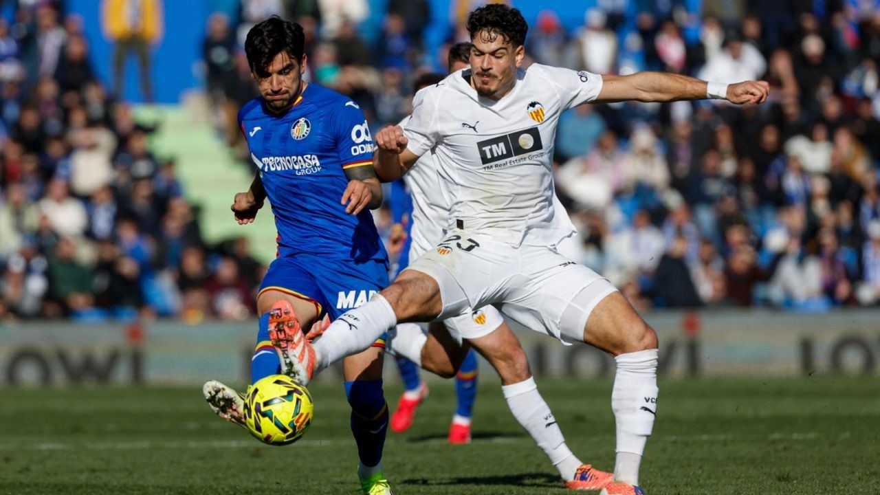 LaLiga. El Valencia mete al Getafe en la lucha por la permanencia