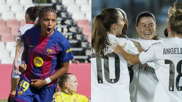 Liga F. Real Madrid y Barcelona cumplen antes de su enfrentamiento copero