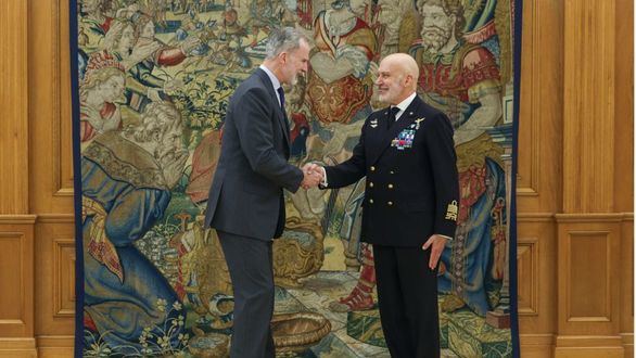 El Rey recibe en la Zarzuela al presidente del comité militar de la OTAN
