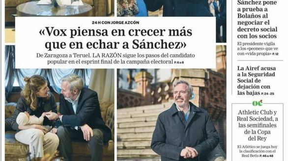 Las portadas de los periódicos de este jueves, 5 de febrero