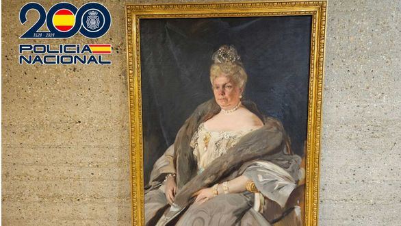 La Policía recupera el retrato La Chata , de Sorolla, en manos de la Casa de Alba desde 1973