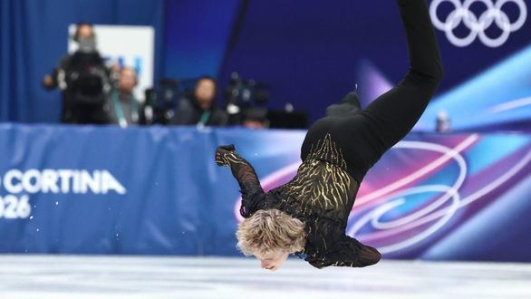 JJ.OO. de invierno. El salto prohibido de Malinin que dejó a Djokovic boquiabierto