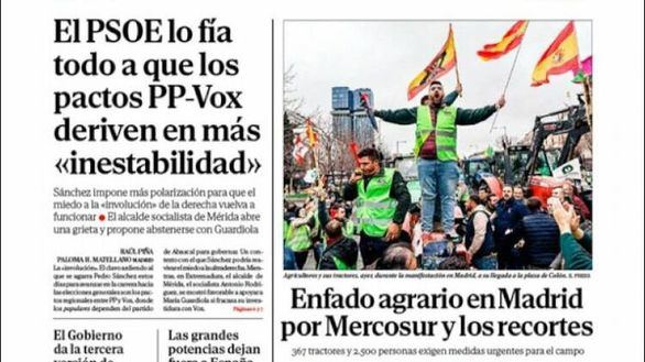 Las portadas de este jueves