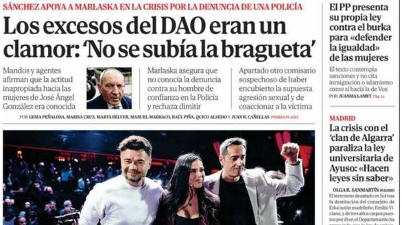 Las portadas de los periódicos