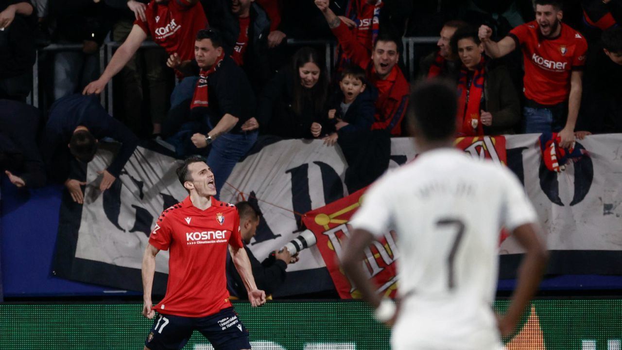 LaLiga. Batacazo del Madrid ante Osasuna en Pamplona