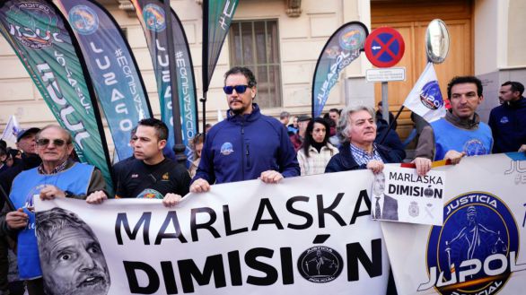 Sindicatos policiales piden la dimisión de Marlaska ante el Ministerio del Interior