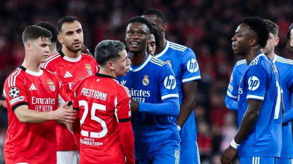 La UEFA hace caso al Real Madrid y sanciona a Prestianni por su racismo contra Vinicius