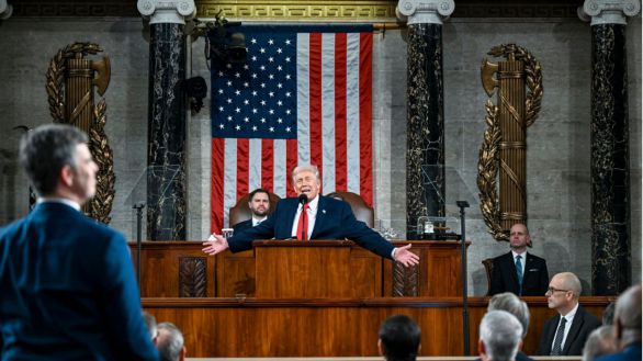Trump protagoniza un triunfalista discurso del Estado de la Unión