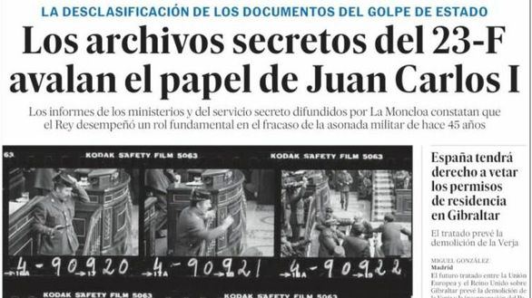 Las portadas de los periódicos de este jueves, 26 de febrero