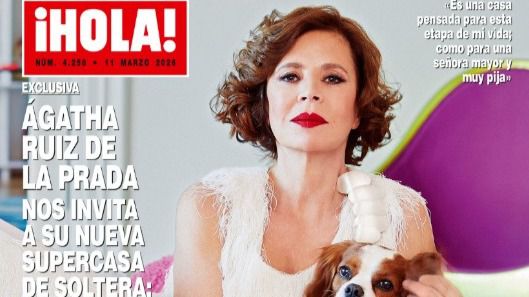 Las portadas de las revistas del corazón: la 'supercasa' de Ágatha Ruiz de la Prada
