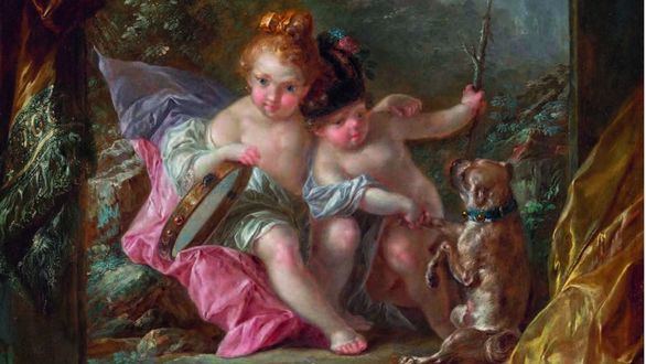 El Prado incorpora a sus salas el cuadro María y Luisa, las hijas del pintor , de Luis Paret