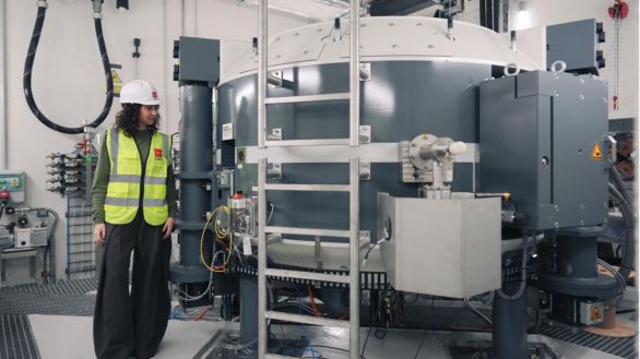 El Hospital de Fuenlabrada avanza en la instalación de la máquina de protonterapia donada por Amancio Ortega