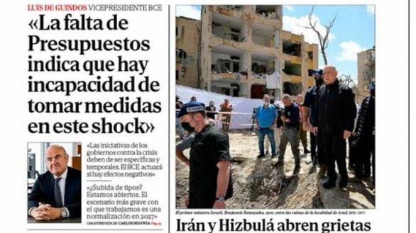 Las portadas de este lunes