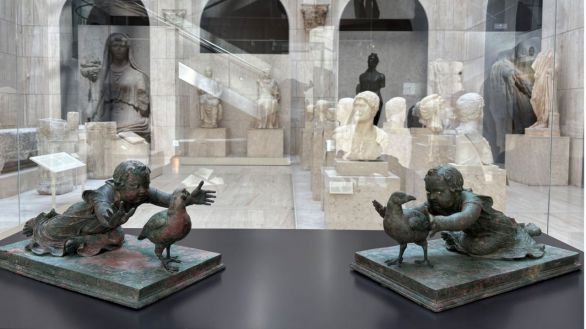 El MAN expone las singulares esculturas de bronce de época romana recuperadas por la Policía en enero
