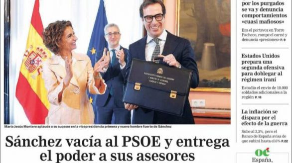 Las portadas de los periódicos de este sábado, 28 de marzo