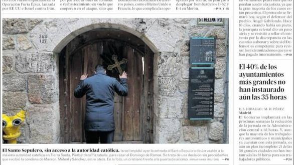 Las portadas de este lunes