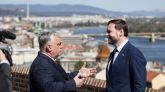 El presidente de Hungría. Viktor Orbán con el vicepresidente de EEUU. JD Vance.