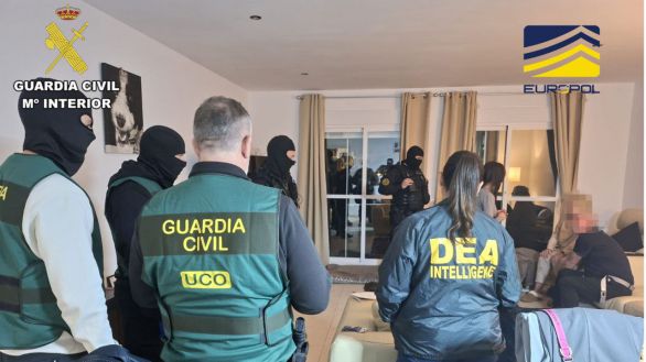 La Guardia Civil desmantela la violenta organización criminal escocesa "Clan de los Lyons"