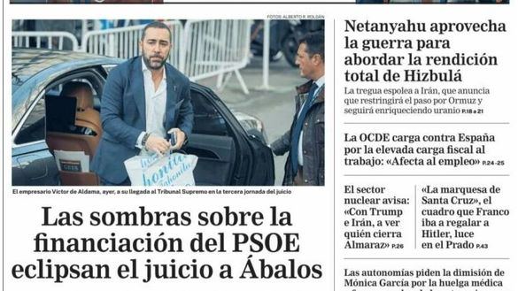 Las portadas de los periódicos de este viernes, 10 de abril