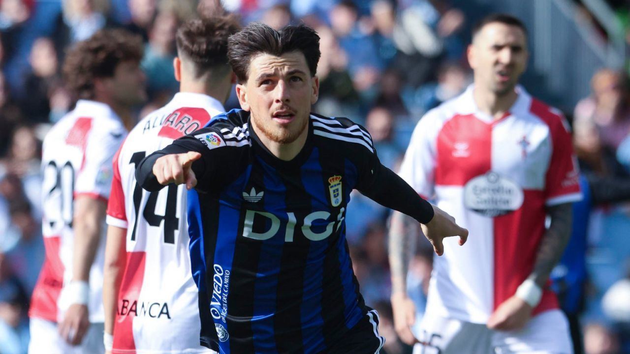 LaLiga. Fiestón del Oviedo en Balaídos