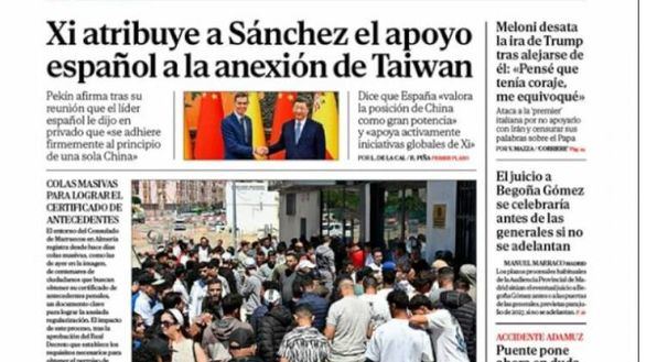 Las portadas de este miércoles