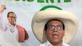 El candidato a la presidencia de Perú Roberto Sánchez
