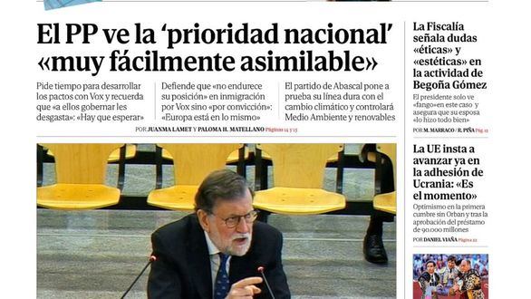 Las portadas de los periódicos de este viernes, 24 de abril