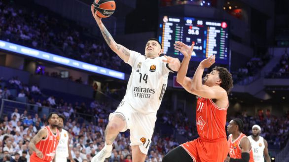 Euroliga. El Madrid bate al Hapoel con público y se adelanta en el playoff