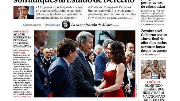 Las portadas de los periódicos de este domingo, 3 de mayo