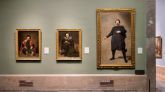 El retrato de Pablo de Valladolid, a la derecha, tras su restauración