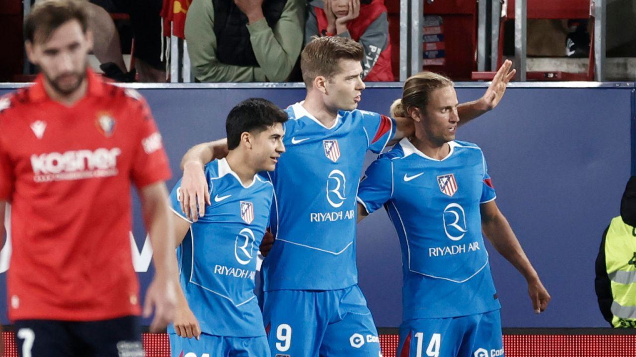 LaLiga. El Atlético se da el gusto de ganar en El Sadar