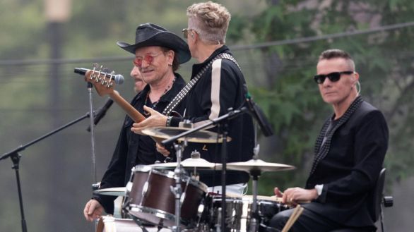 U2 graba un nuevo vídeo en las calles del Centro Histórico de la Ciudad de México