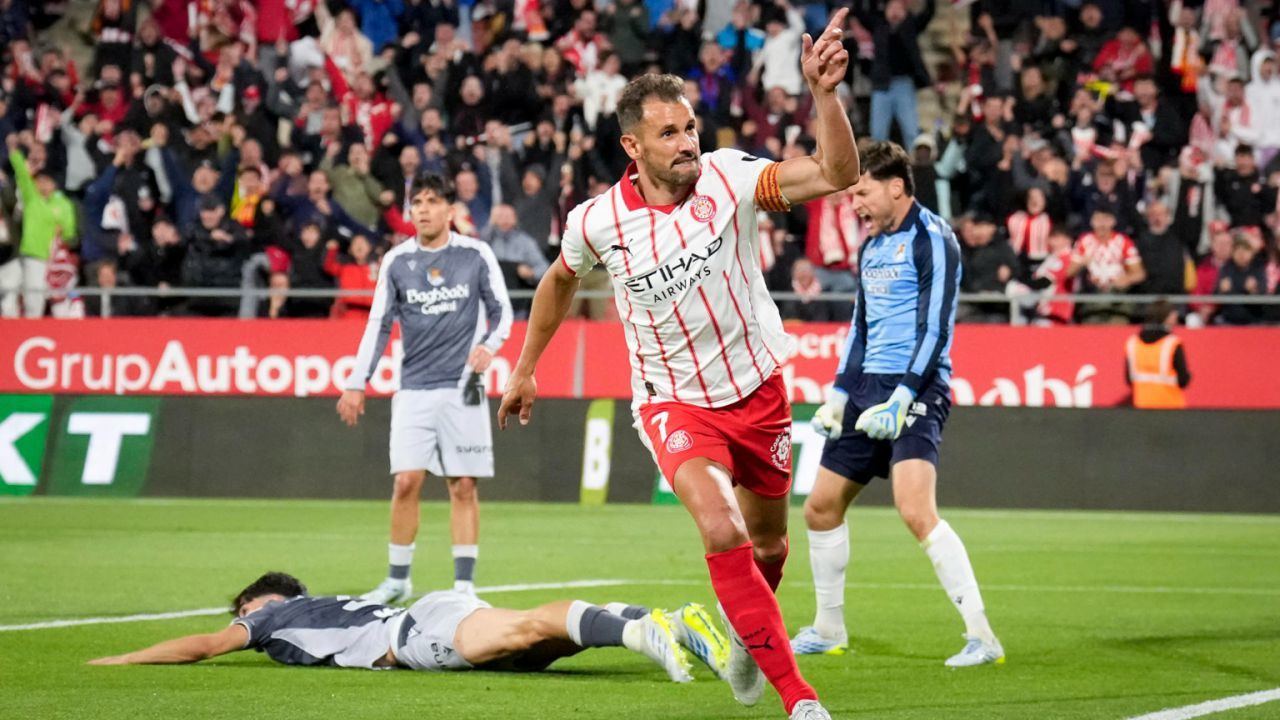 LaLiga. El Girona sale del descenso con su valioso punto ante la Real Sociedad
