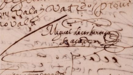 Una carta firmada por Cervantes en Sevilla en 1593, a subasta por 120.000 euros