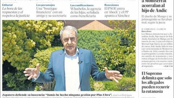 Las portadas de este miércoles