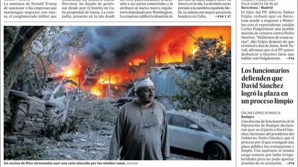 Las portadas de este miércoles