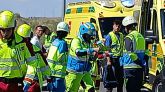 Cinco heridos en un accidente de tráfico en Paracuellos del Jarama (Madrid)