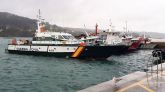 Vista general del puerto del Aldán, en el municipio pontevedrés de Cangas de Morrazo, en cuyo litoral la Guardia Civil ha interceptado un submarino cargado con unos 3.000 kilos de cocaína de gran pureza.