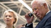 La presidenta de la Comisión Europea, Ursula von der Leyen (i), y el presidente del Consejo Europeo, António Costa, durante la inauguración de la iniciativa New European Bauhaus (NEB) en Bruselas, Bélgica.