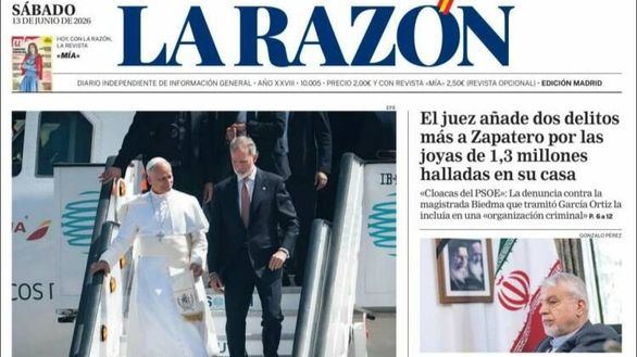 Las portadas de este sábado, 13 de junio