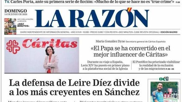 Las portadas de este domingo, 14 de junio