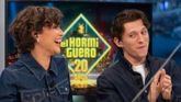 Zendaya y Tom Holland, protagonistas de las películas más recientes de Spiderman, durante su visita a 'El Hormiguero'.
