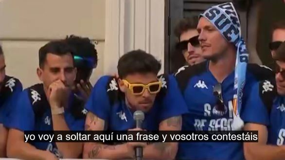 Insultos al presidente en la celebración del Sabadell: 